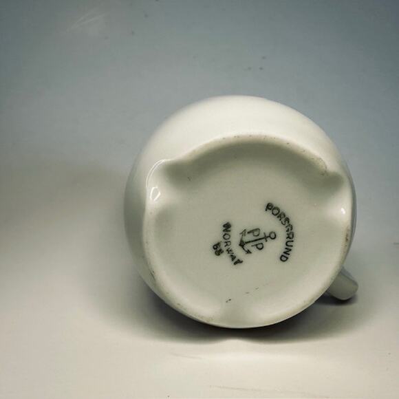 Porsgrund Porcelain Norway 65, Mini Expresso Coffee Cup/Mug White Nautical Flag - Picture 16 of 16